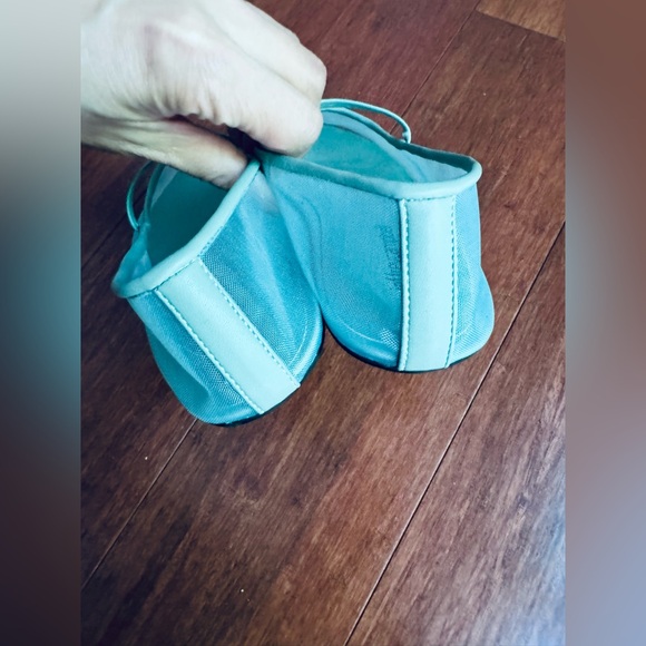 Jeffrey Campbell Mesh Mary Jane Flat Swan Lake mint  US 6 ( it has spots) - Picture 9 of 14